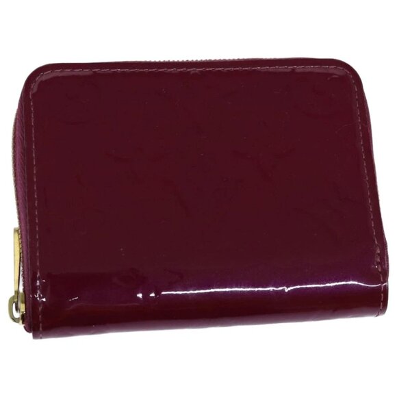 LOUIS VUITTON Monogram Vernis Zippy Coin Purse Wallet Purple - Picture 1 of 15